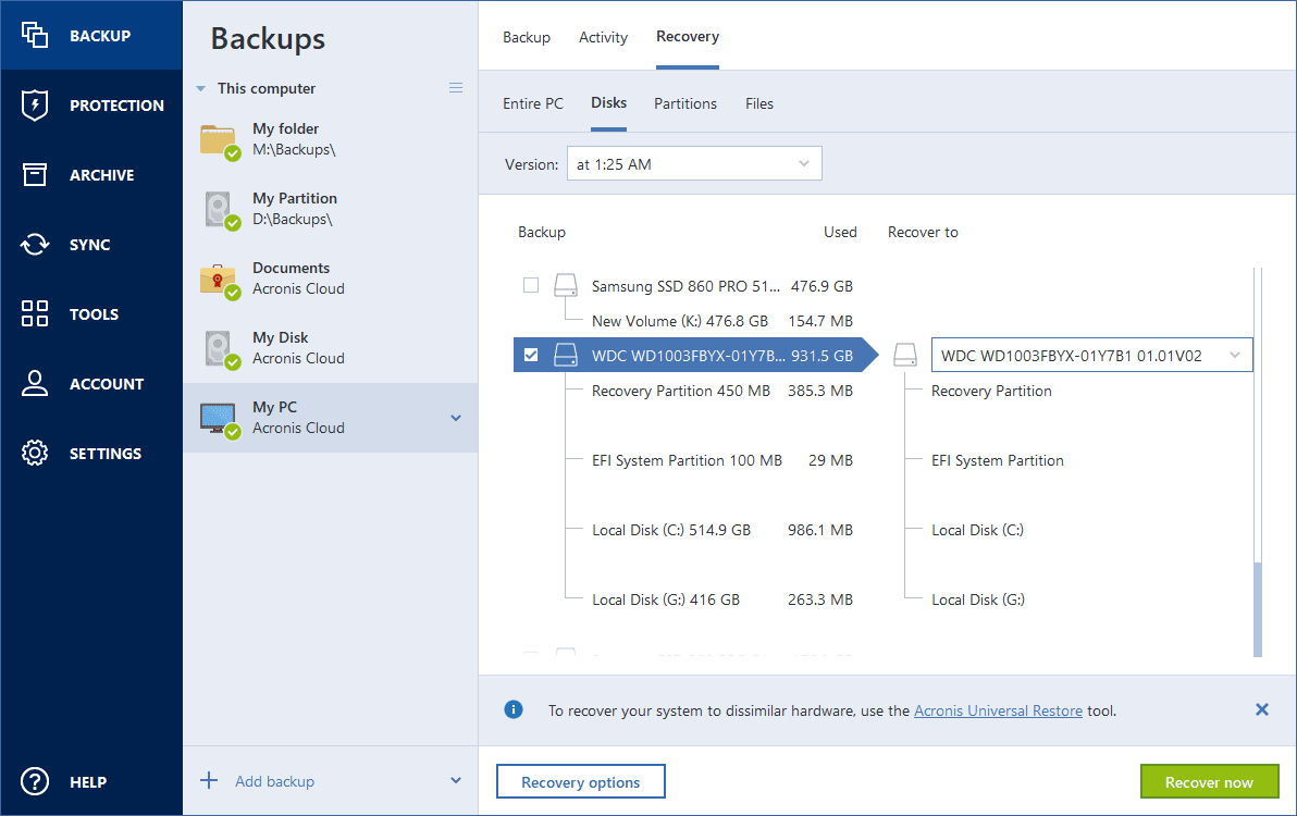 Android recovery partition