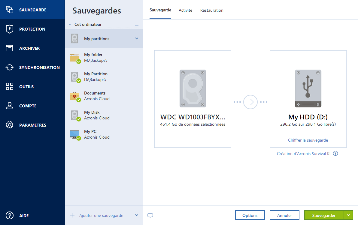 Acronis survival kit что это