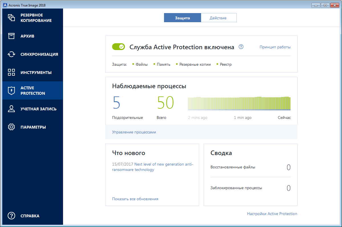 Acronis active protection что это